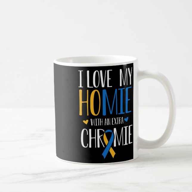 Caneca De Café Eu Amo Minha Casa Com Um Sindrom Extra Chromie Bai (Direita)