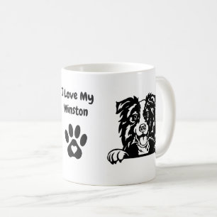 Caneca De Café Eu amo minha colônia de fronteira Impressão de N