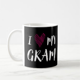 Caneca De Café Eu Amo Minha Família De Vestidos Familiares Costum
