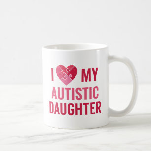 Caneca De Café Eu Amo Minha Filha
