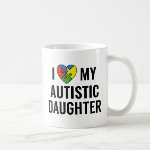 Caneca De Café Eu Amo Minha Filha