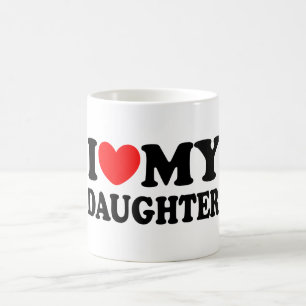 Caneca De Café Eu amo minha filha