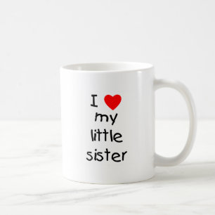 Caneca De Café Eu amo minha irmã mais nova