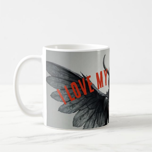 Caneca De Café Eu Amo Minha Mãe (Esquerda)