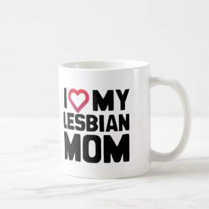 CANECA DE CAFÉ EU AMO MINHA MÃE LÉSBICA