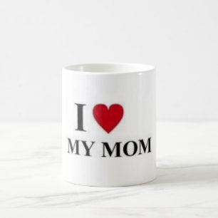Caneca De Café Eu amo minha mamã