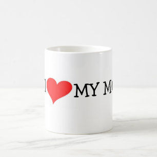 CANECA DE CAFÉ EU AMO MINHA MAMÃ
