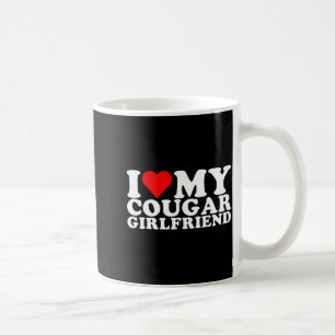 Caneca De Café Eu Amo Minha Namorada Cougar Eu Amo Minha Namorada