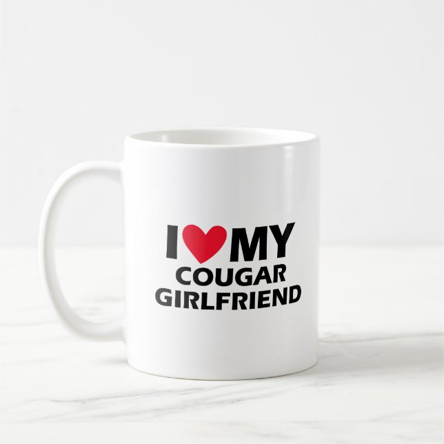 Caneca De Café Eu Amo Minha Namorada Puma (Esquerda)