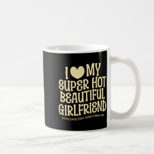 Caneca De Café Eu Amo Minha Namorada Super Linda e Gostosa Citaçã