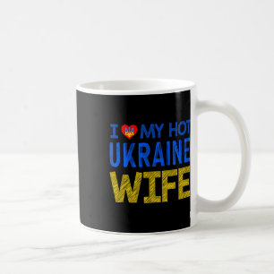 Caneca De Café Eu Amo Minha Quente Esposa Ucraniana
