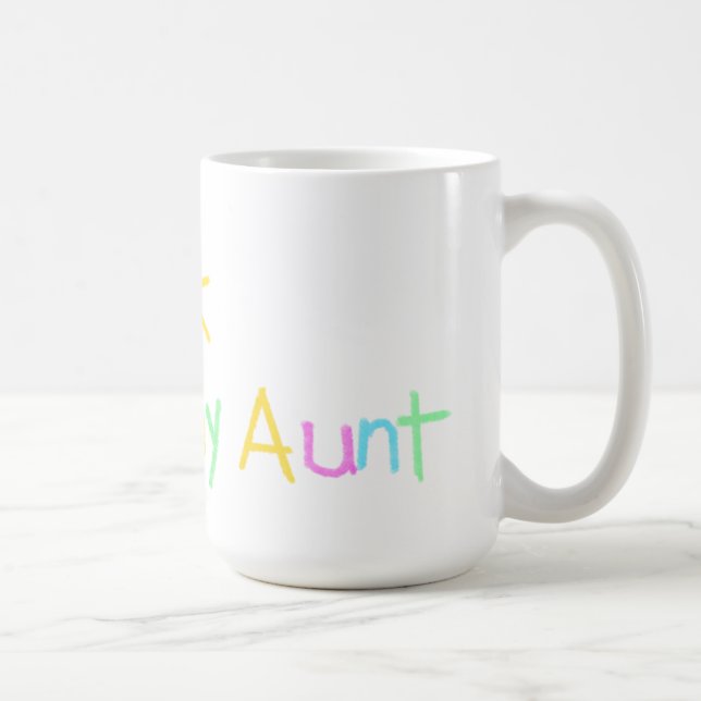 Caneca De Café Eu Amo Minha Tia Mug (Direita)