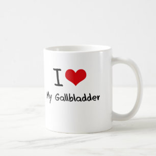 Caneca De Café Eu amo minha vesícula biliar
