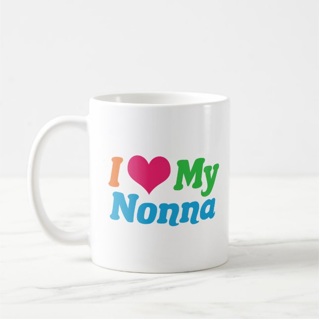 Caneca De Café Eu Amo Minhas Crianças Não (Esquerda)