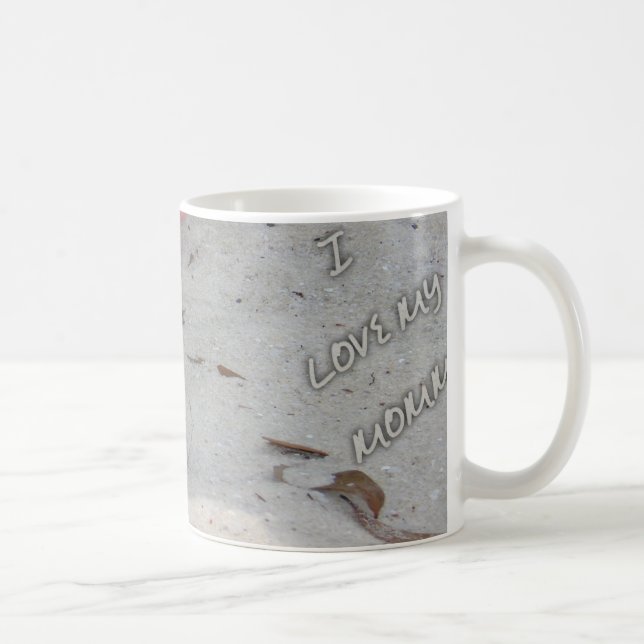 Caneca De Café Eu amo minhas mamães (Direita)