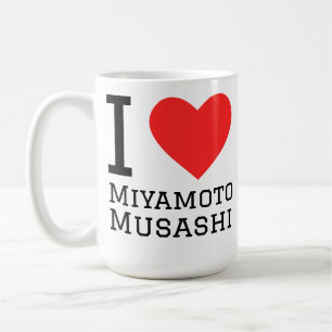 Caneca De Café Eu amo Miyamoto Musashi