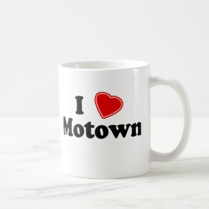 Caneca De Café Eu amo Motown