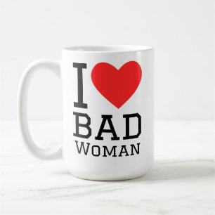 Caneca De Café Eu amo mulher má