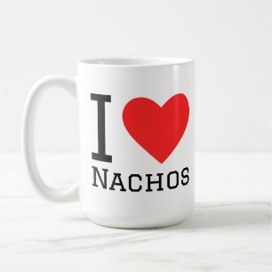 Caneca De Café Eu amo nachos