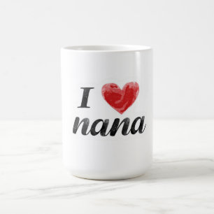 Caneca De Café Eu Amo Nana
