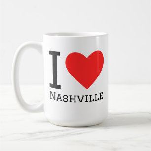 Caneca De Café Eu amo Nashville