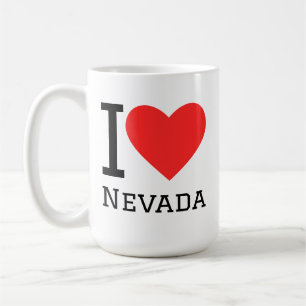 Caneca De Café Eu amo Nevada