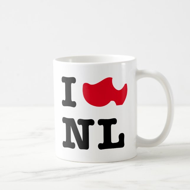 Caneca De Café Eu amo NL (Direita)