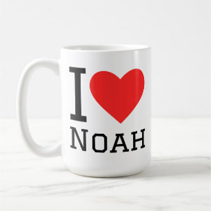 Caneca De Café Eu amo Noah