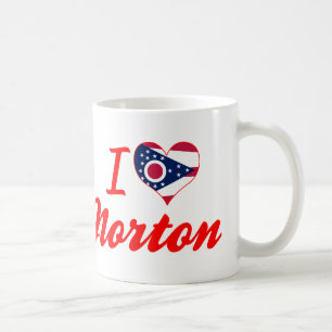 Caneca De Café Eu amo Norton, Ohio