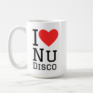 Caneca De Café Eu amo Nu Disco