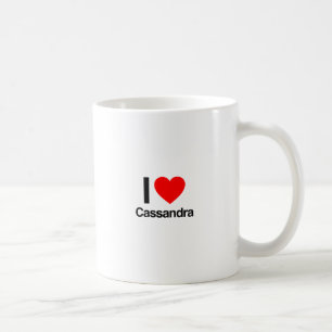 Caneca De Café eu amo o cassandra