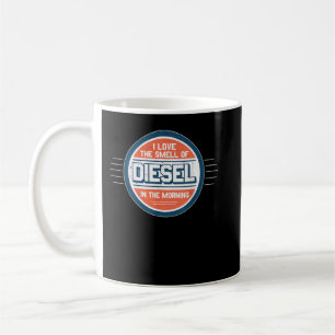 Caneca De Café Eu Amo o Cheiro de Diesel de Manhã