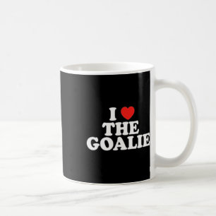Caneca De Café Eu Amo O Coração De Goleiro Futebol Hóquei Esporte