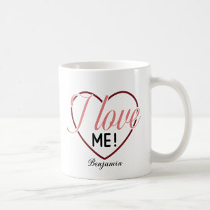 Caneca De Café Eu amo o Dia Anti-San-Valentim
