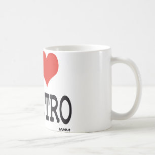 Caneca De Café Eu amo o eletro