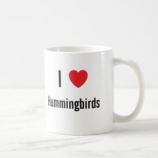 Caneca De Café Eu amo o Hummingbird