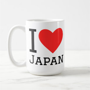 Caneca De Café Eu amo o Japão