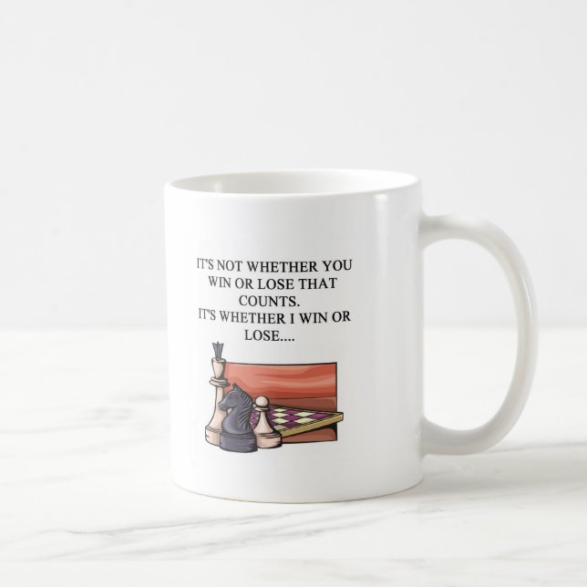 Caneca De Café eu amo o jogador de xadrez (Direita)