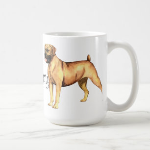 Caneca De Café Eu amo o meu Boerboel