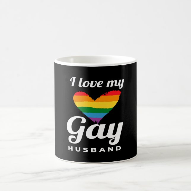 Caneca De Café Eu Amo O Meu Gay (Centro)