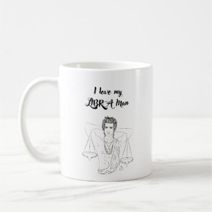 Caneca De Café Eu Amo O Meu Libra Man