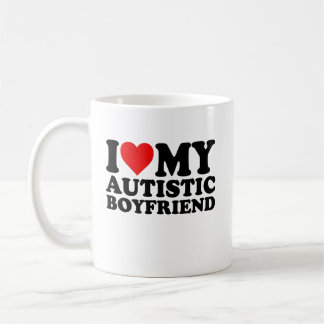 Caneca De Café Eu Amo O Meu Namorado Autista