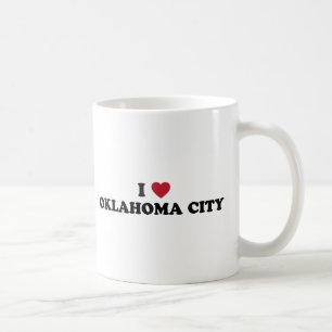 Caneca De Café Eu amo o Oklahoma City