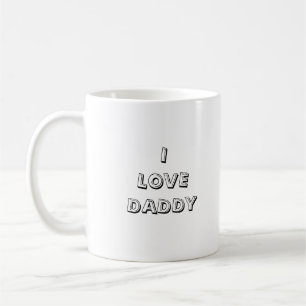 Caneca De Café Eu amo o pai