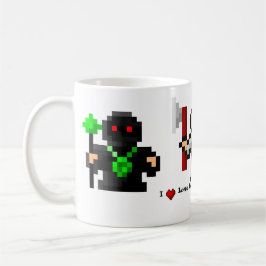 Caneca De Café Eu amo o papel que joga jogos