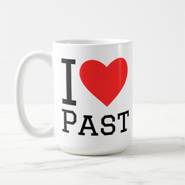 Caneca De Café Eu amo o passado (Esquerda)