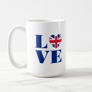 Caneca De Café Eu amo o Reino Unido