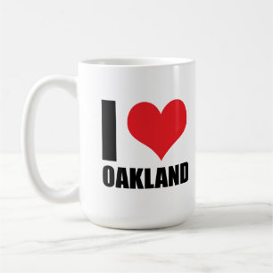 Caneca De Café Eu amo Oakland
