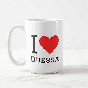 Caneca De Café Eu amo Odessa
