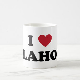 Caneca De Café Eu amo Oklahoma